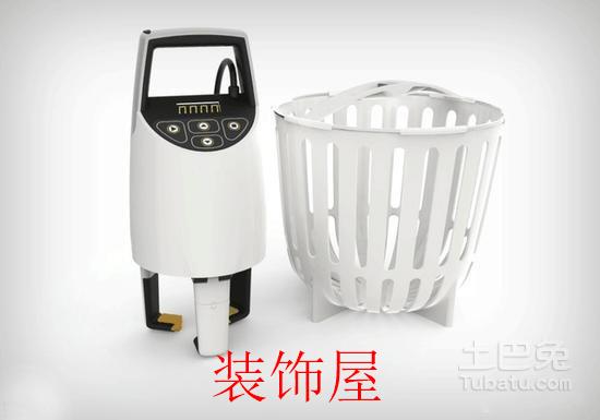 超便携新式洗衣机亮相 仅有普通水桶大小 超便携新式洗衣机亮相 仅有普通水桶大小
